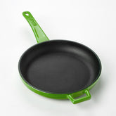 Cast Iron dia.7.75" h:1" Round Green Cast Iron Pan